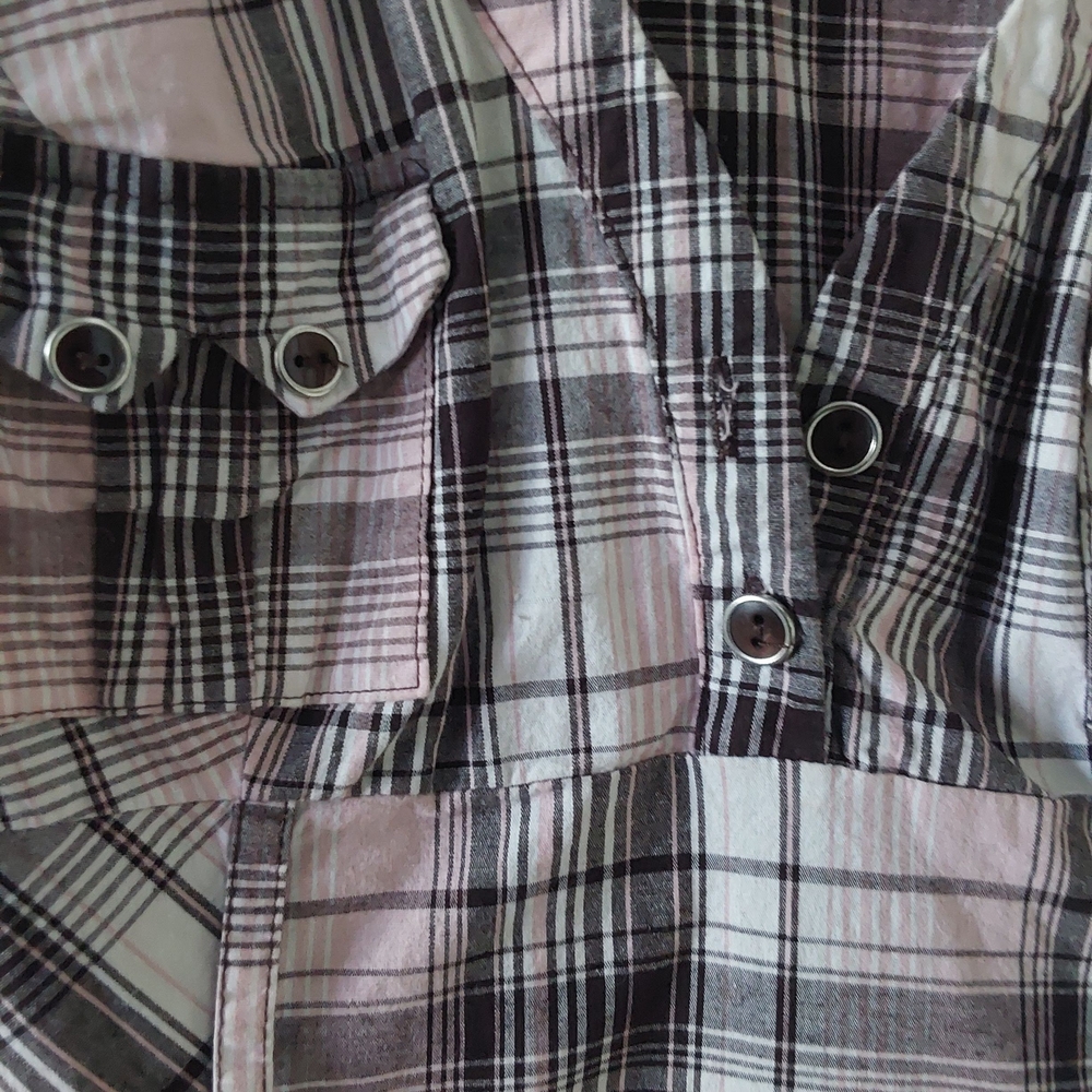 HeartSoul Pink and Black Plaid Top - Picture 3 of 8